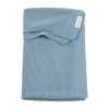 Gebreid ledikantdeken - Mini relief jeans blue 
